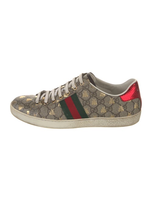 Gucci GG Supreme Grosgrain Trim Sneakers