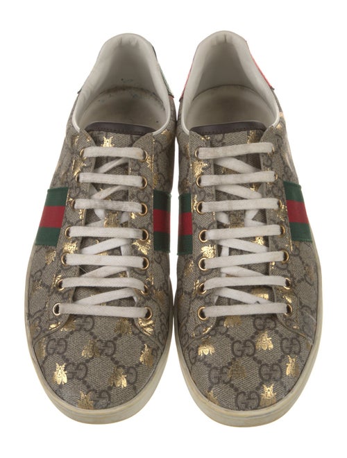 Gucci GG Supreme Grosgrain Trim Sneakers