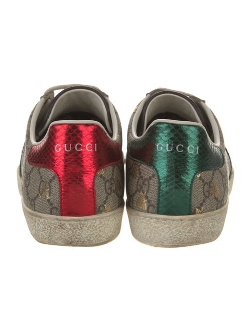 Gucci GG Supreme Grosgrain Trim Sneakers