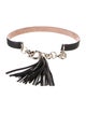 Gucci Leather Chain-Link Accents Waist Belt