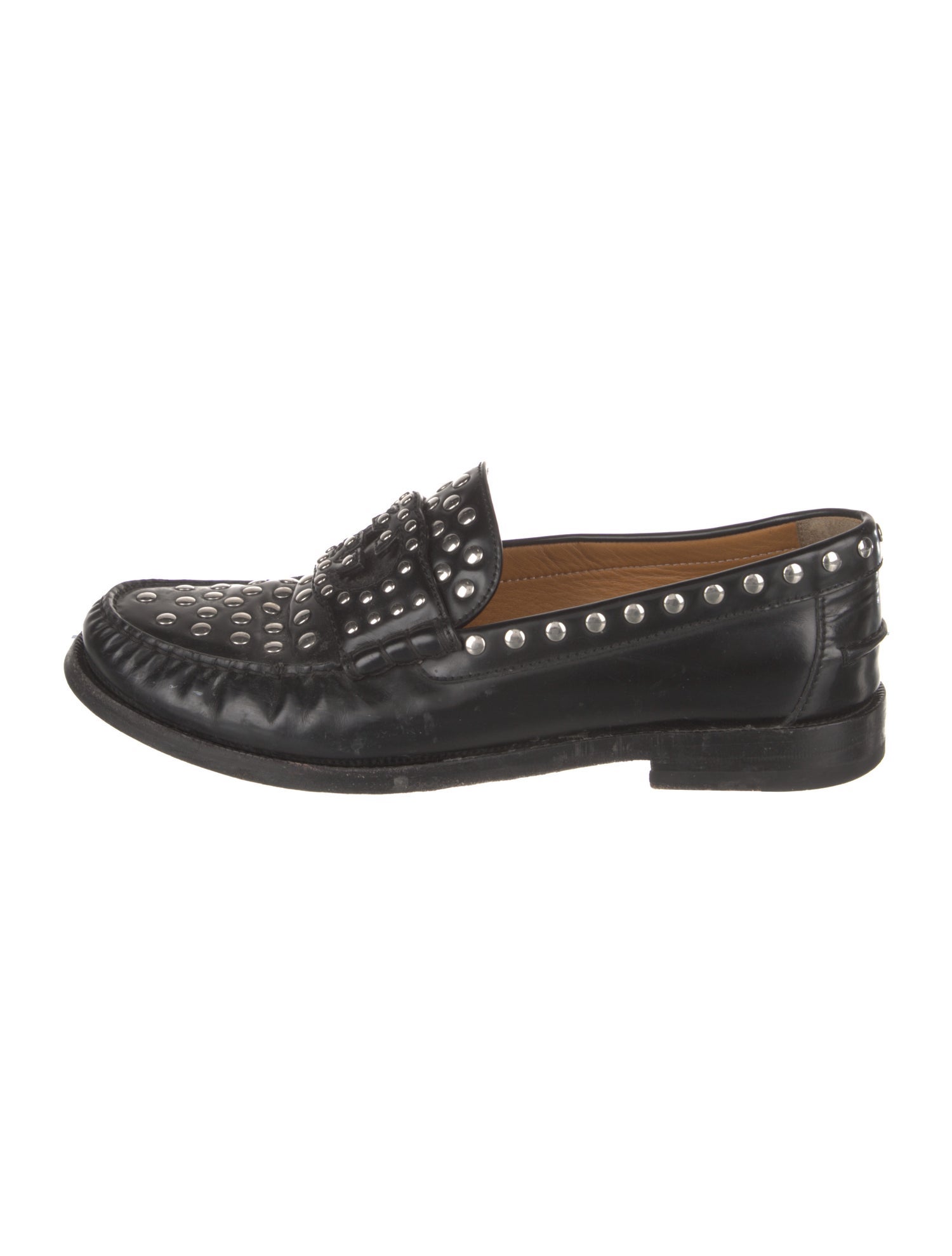 Gucci Horsebit Accent Leather Dress Loafers