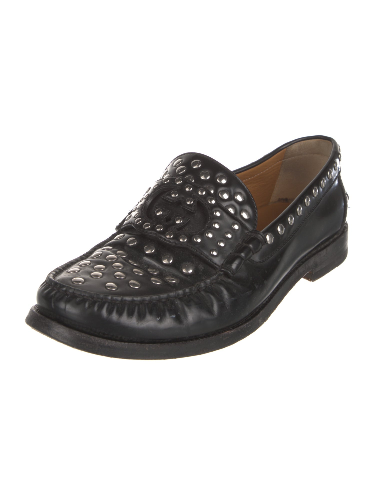 Gucci Horsebit Accent Leather Dress Loafers