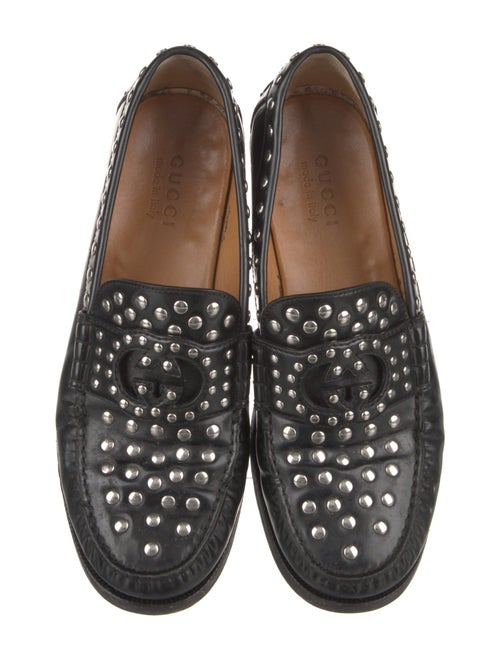 Gucci Horsebit Accent Leather Dress Loafers