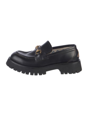 Gucci Horsebit Accent Leather Loafers