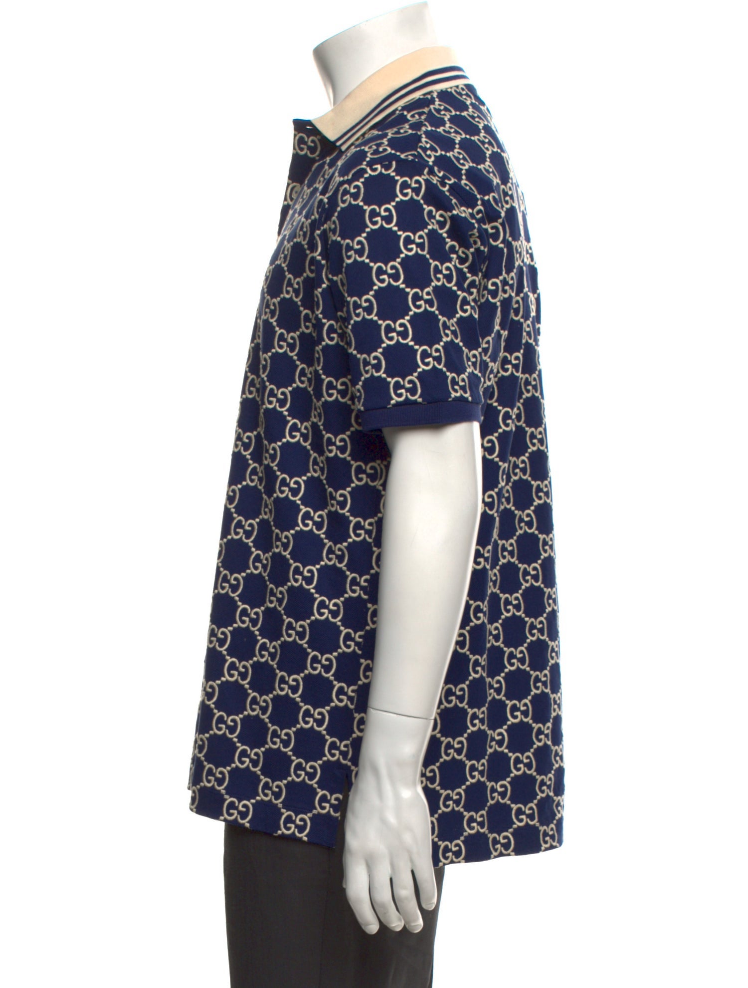 Gucci 2022 GG Logo Polo Shirt w/ Tags