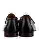 Gucci Horsebit Accent Crocodile Dress Loafers