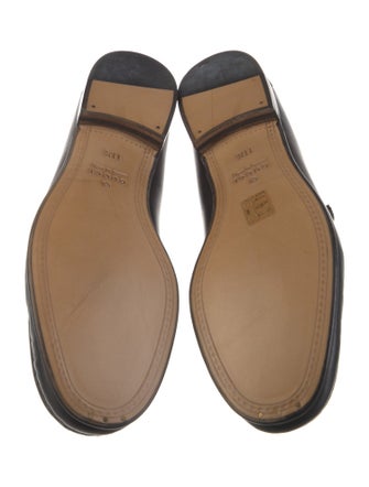 Gucci Horsebit Accent Leather Dress Loafers