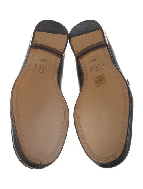 Gucci Horsebit Accent Leather Dress Loafers