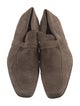 Gucci Horsebit Accent Suede Loafers
