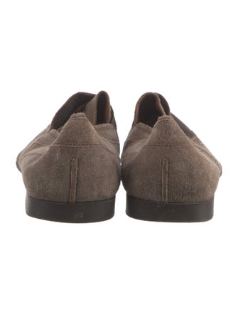 Gucci Horsebit Accent Suede Loafers