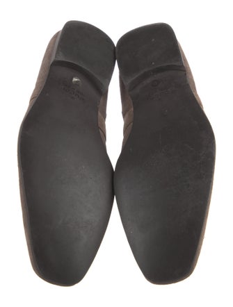 Gucci Horsebit Accent Suede Loafers