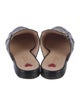 Gucci Horsebit Accent Leather Mules