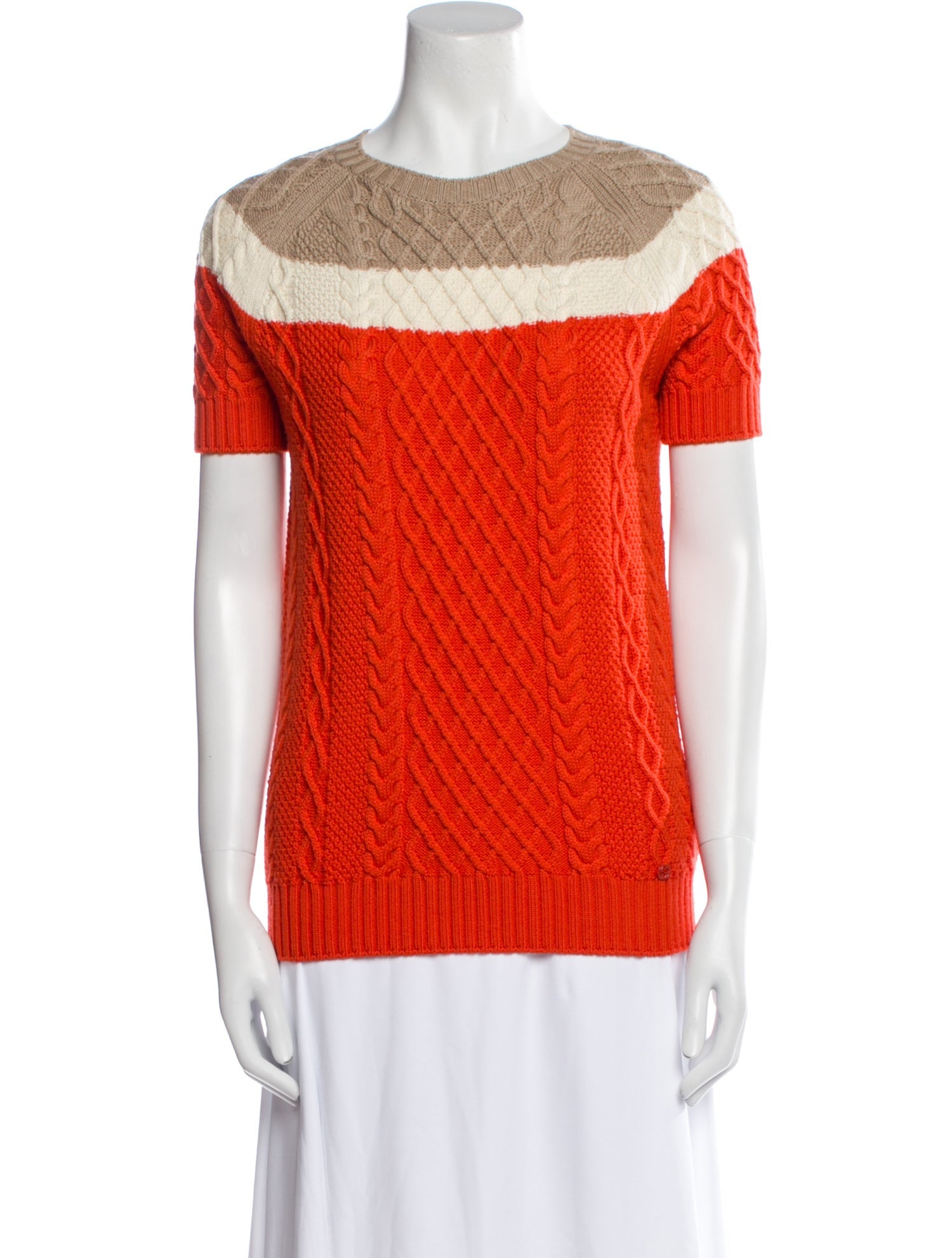 Gucci Wool Colorblock Pattern Sweater