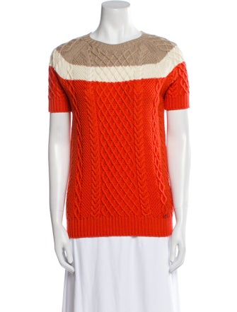Gucci Wool Colorblock Pattern Sweater