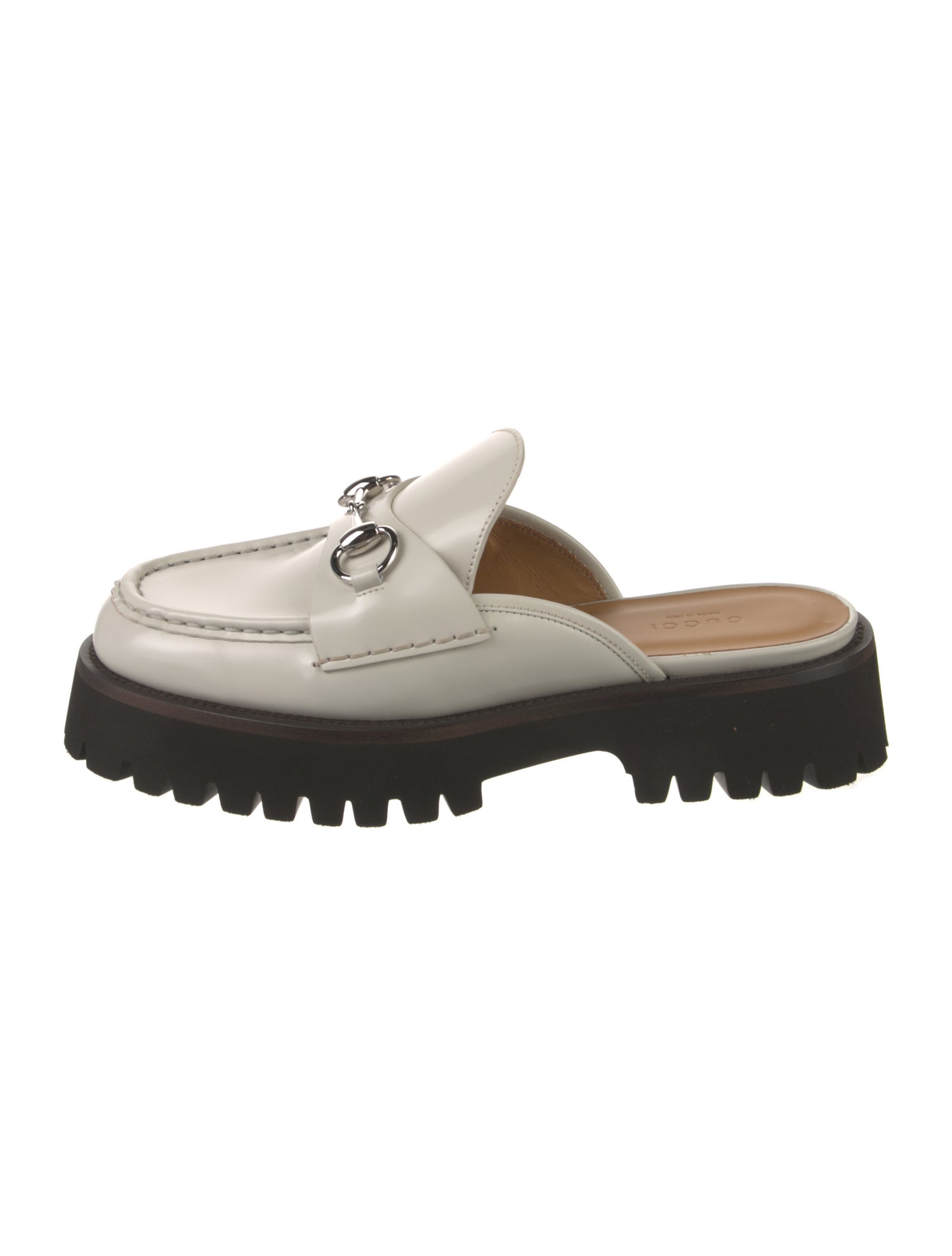 Gucci 1955 Horsebit Accent Leather Mules