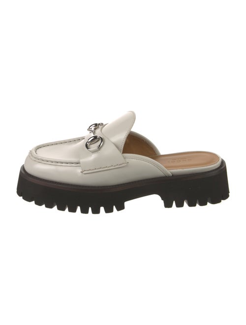 Gucci 1955 Horsebit Accent Leather Mules