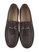 Gucci Horsebit Accent Leather Loafers