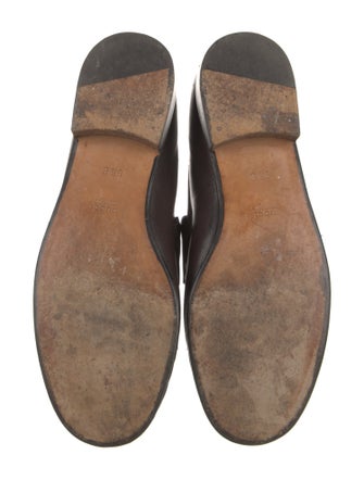 Gucci Horsebit Accent Leather Loafers