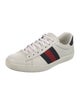 Gucci Web Accent Leather Sneakers