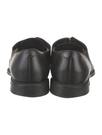 Gucci Interlocking G Logo Leather Oxfords