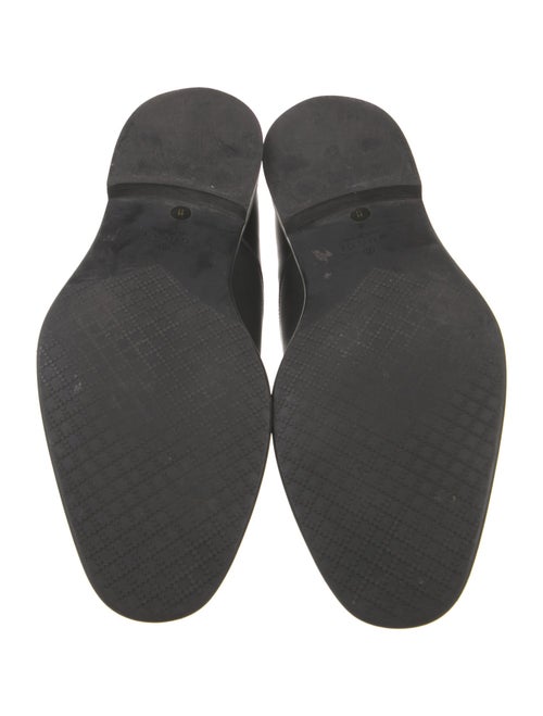 Gucci Interlocking G Logo Leather Oxfords