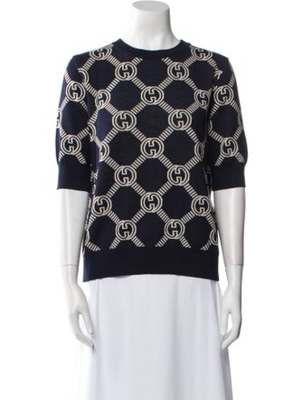 Gucci Wool Printed Sweater