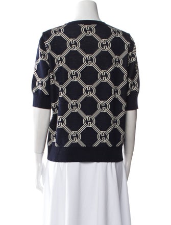 Gucci Wool Printed Sweater