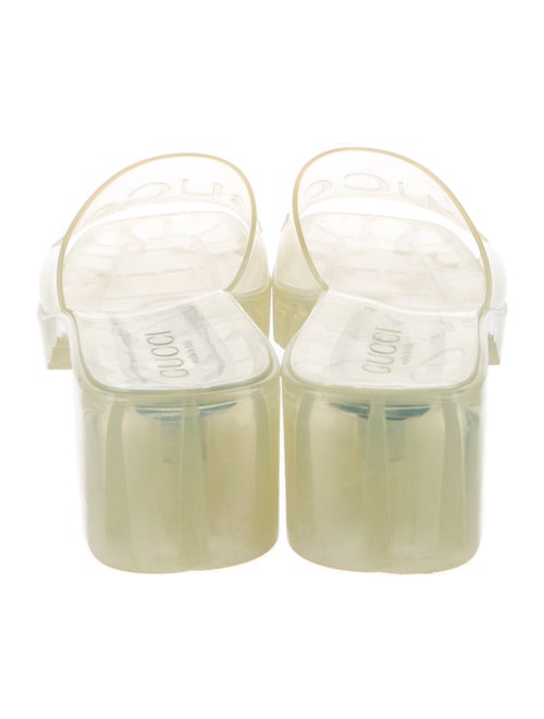 Gucci Rubber Graphic Print Slides