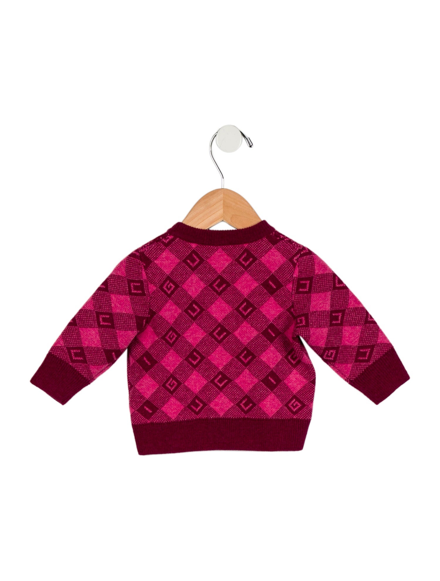 Gucci Infant Girls' Intarsia Cardigan w/Tags