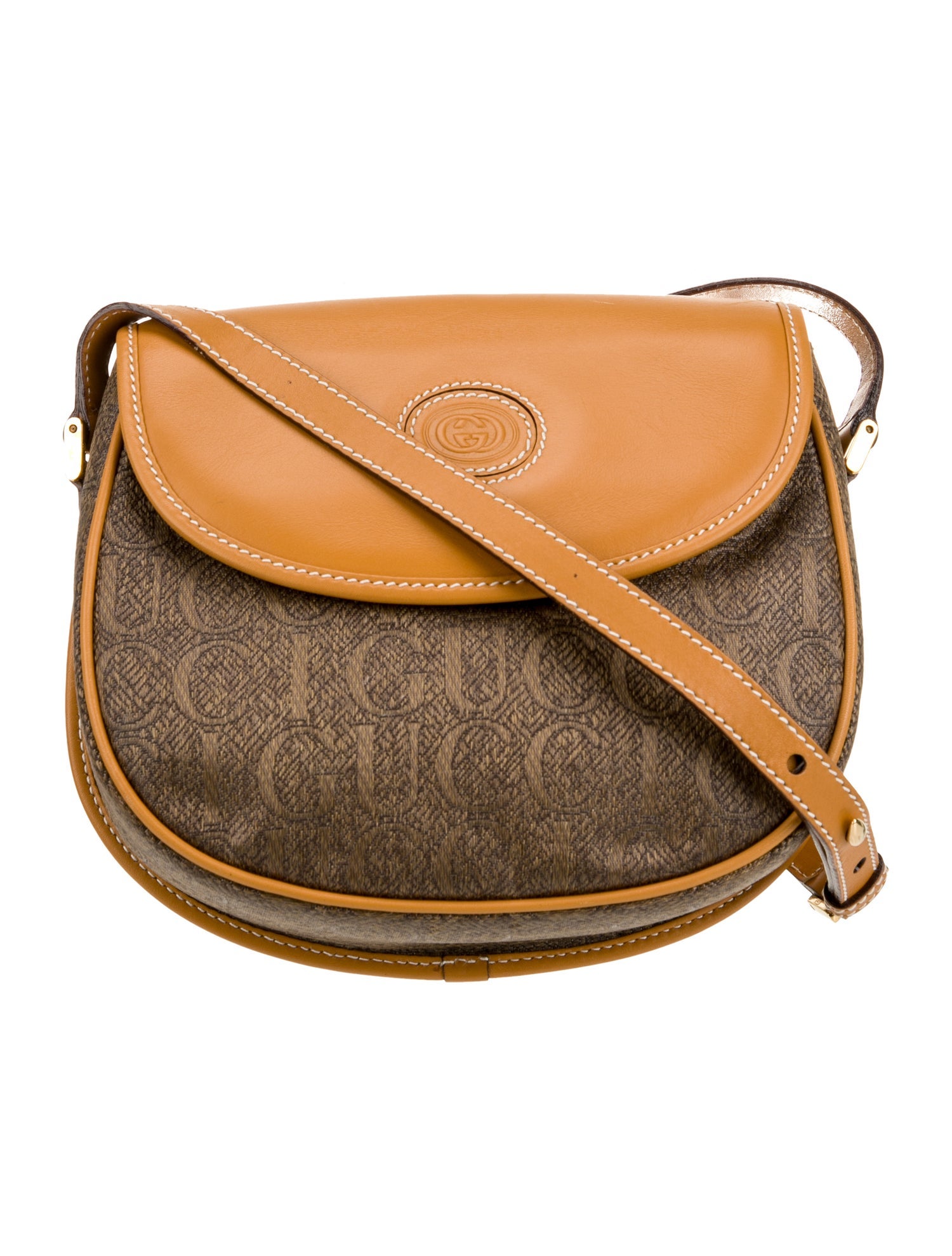 Gucci Signature Crossbody Bag Vintage