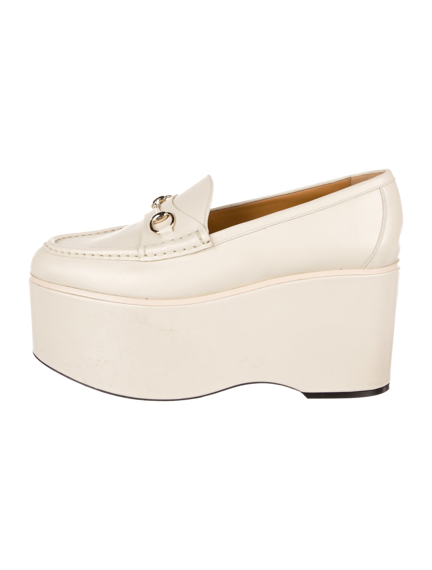 Gucci Horsebit Accent Leather Pumps