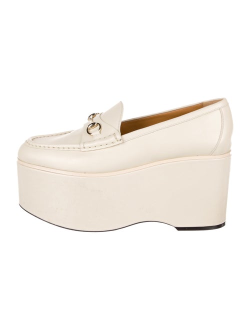 Gucci Horsebit Accent Leather Pumps