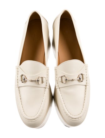 Gucci Horsebit Accent Leather Pumps