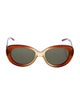 Gucci Interlocking G Logo Cat-Eye Sunglasses