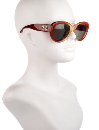 Gucci Interlocking G Logo Cat-Eye Sunglasses