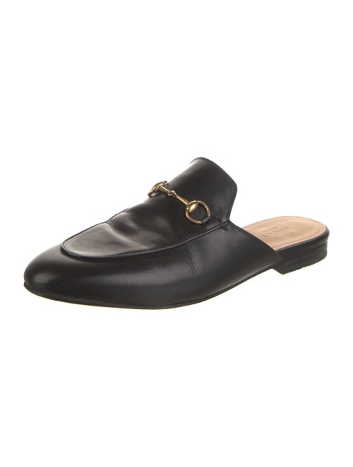 Gucci Horsebit Accent Leather Mules