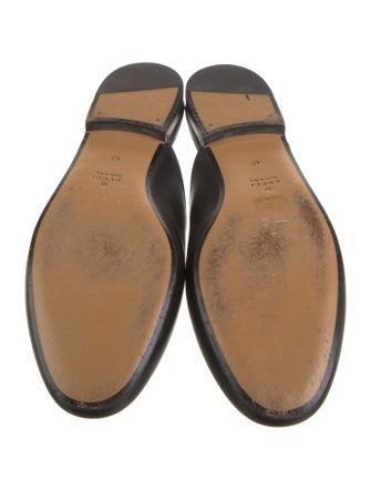 Gucci Horsebit Accent Leather Mules