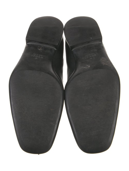 Gucci Web Accent Leather Dress Loafers