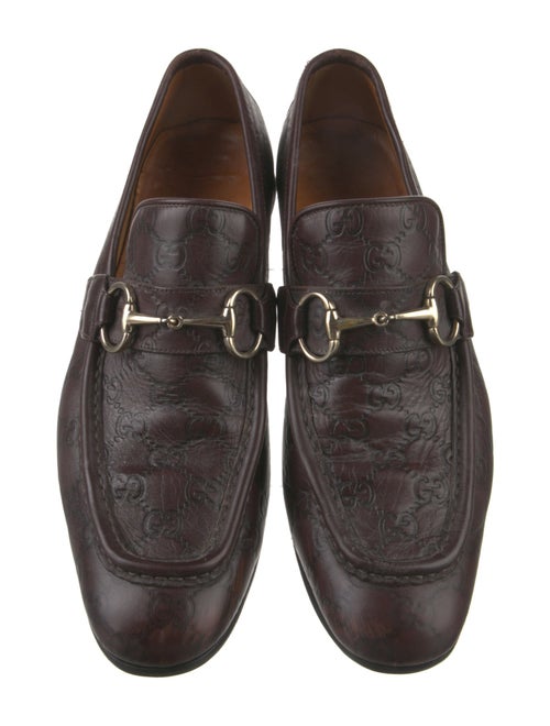 Gucci Horsebit Accent Leather Dress Loafers