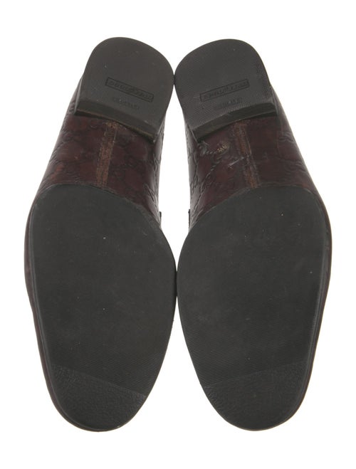Gucci Horsebit Accent Leather Dress Loafers