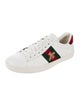 Gucci Web Accent Leather Sneakers