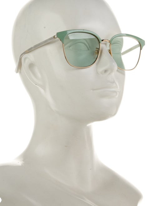 Gucci Web Accent Oversize Sunglasses