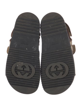 Gucci GG Canvas Canvas Slingback Sandals