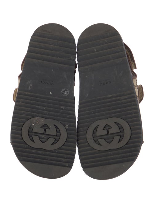 Gucci GG Canvas Canvas Slingback Sandals