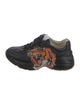 Gucci Tiger Head Accent Leather Sneakers
