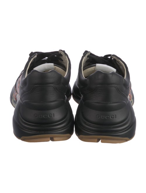Gucci Tiger Head Accent Leather Sneakers