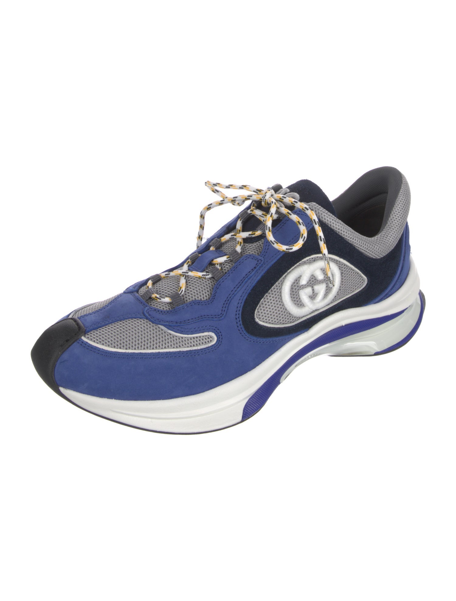 Gucci Interlocking G Logo Suede Athletic Sneakers