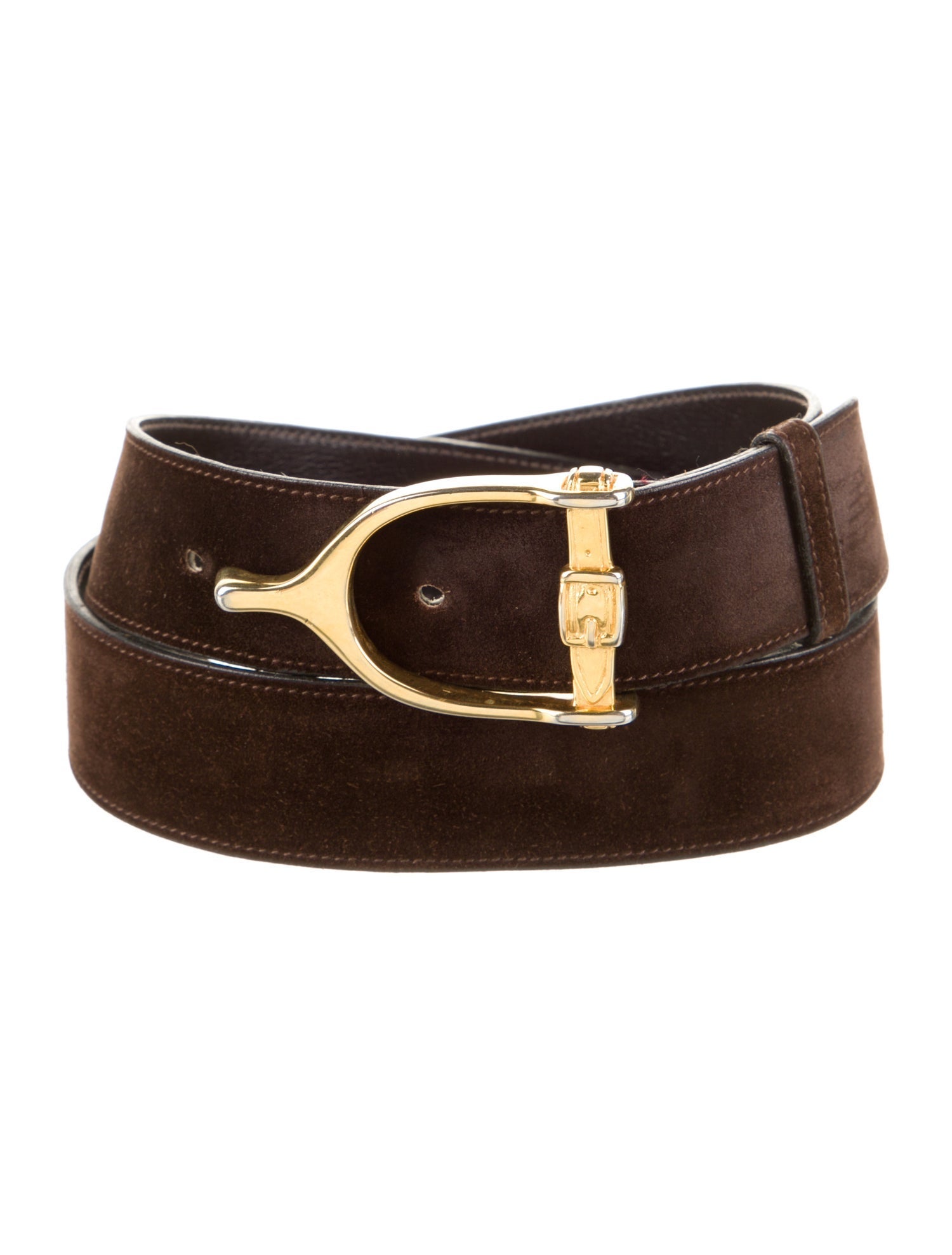 Gucci Vintage Horsebit Accent Waist Belt