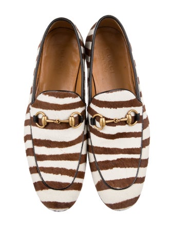 Gucci 1955 Horsebit Accent Ponyhair Loafers