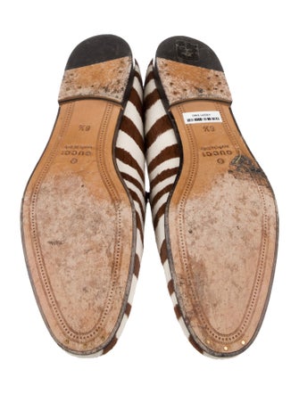 Gucci 1955 Horsebit Accent Ponyhair Loafers